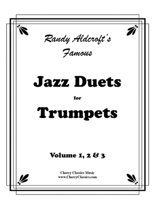 Book cover for Famous Jazz Duets for Trumpet in 3 volumes