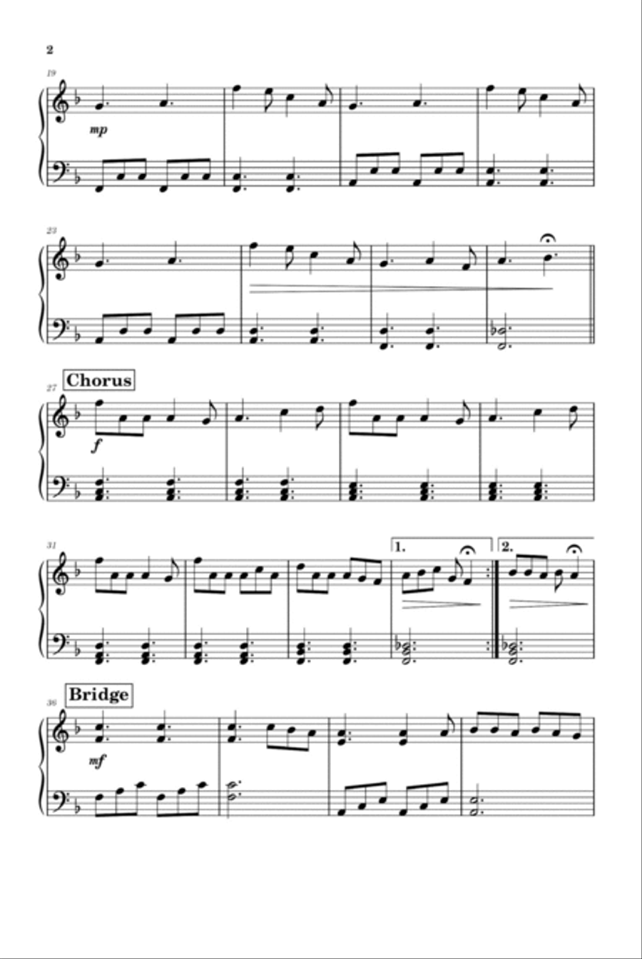 Heather Heather Piano Solo scores gallery preview page 2