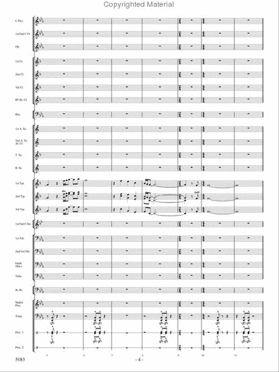 Portrait of Freedom Portrait of Freedom Concert Band scores gallery preview page 3
