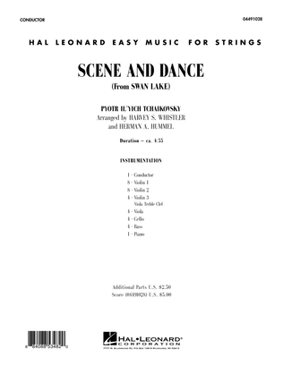 Book cover for Scene And Dance (from "Swan Lake") - Full Score