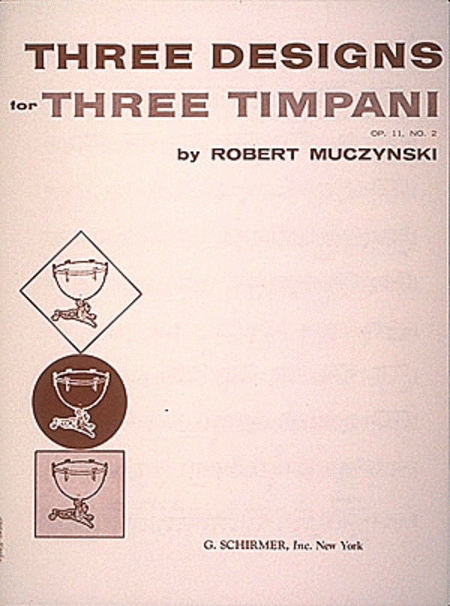Designs for 3 timpani, Op. 11, No. 2 (Percussion / Timpani)