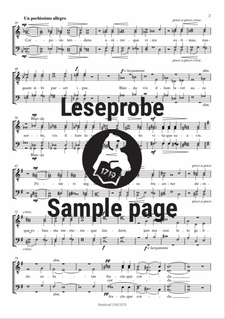 Hymn Op. 21 Choir scores gallery preview page 3