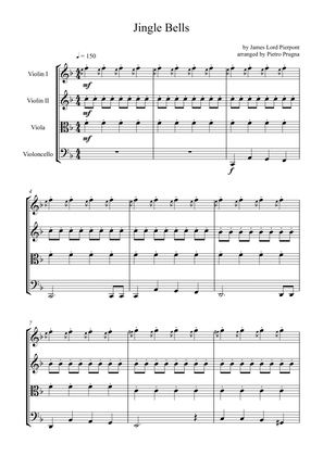 Book cover for Jingle Bells - arranged for String Quartet