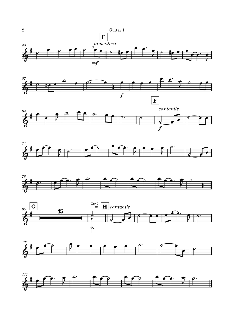 Feed The Birds (tuppence A Bag) Guitar scores gallery preview page 5