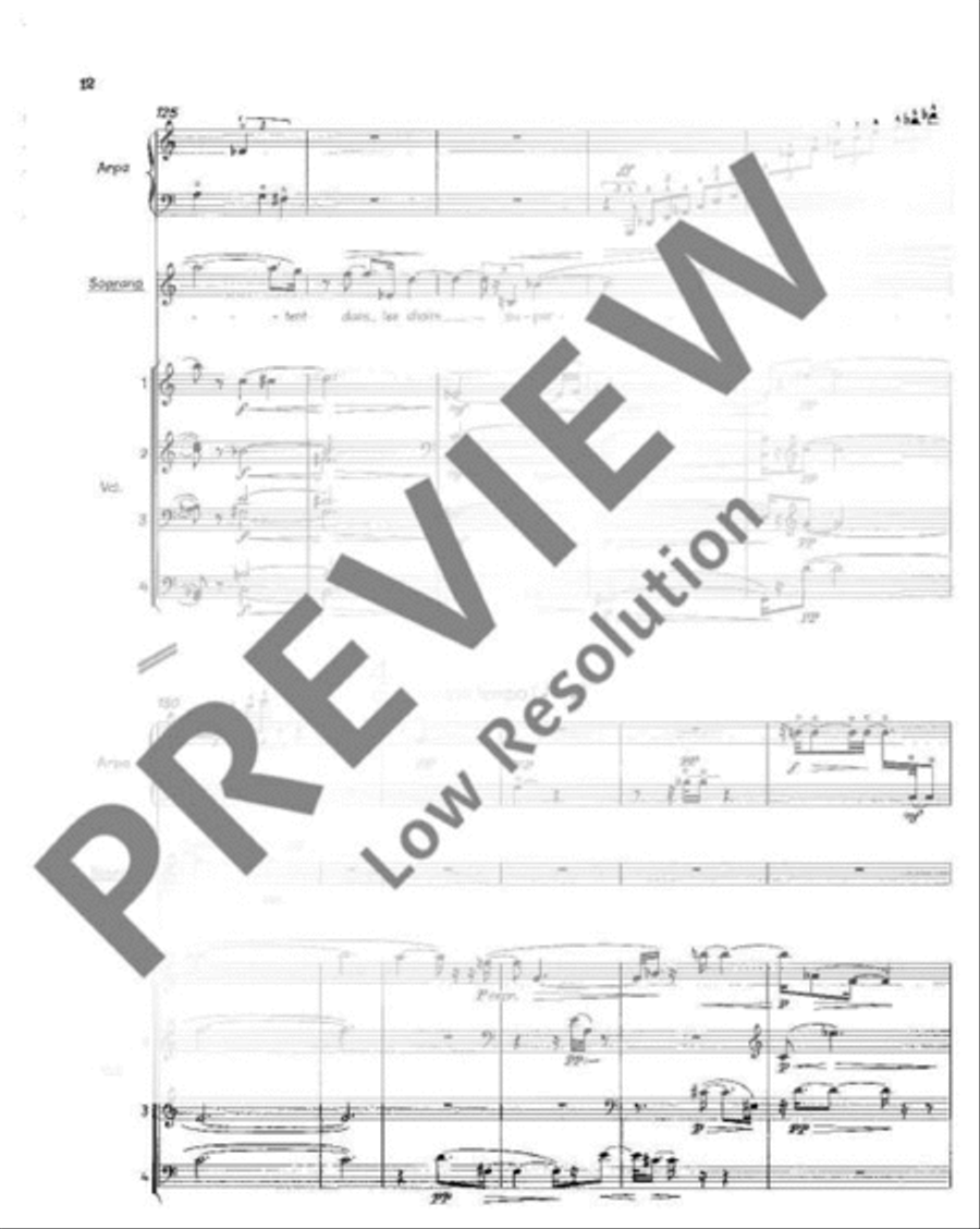 Moderne Orchester-Studien für Violine Orchestra scores gallery preview page 19