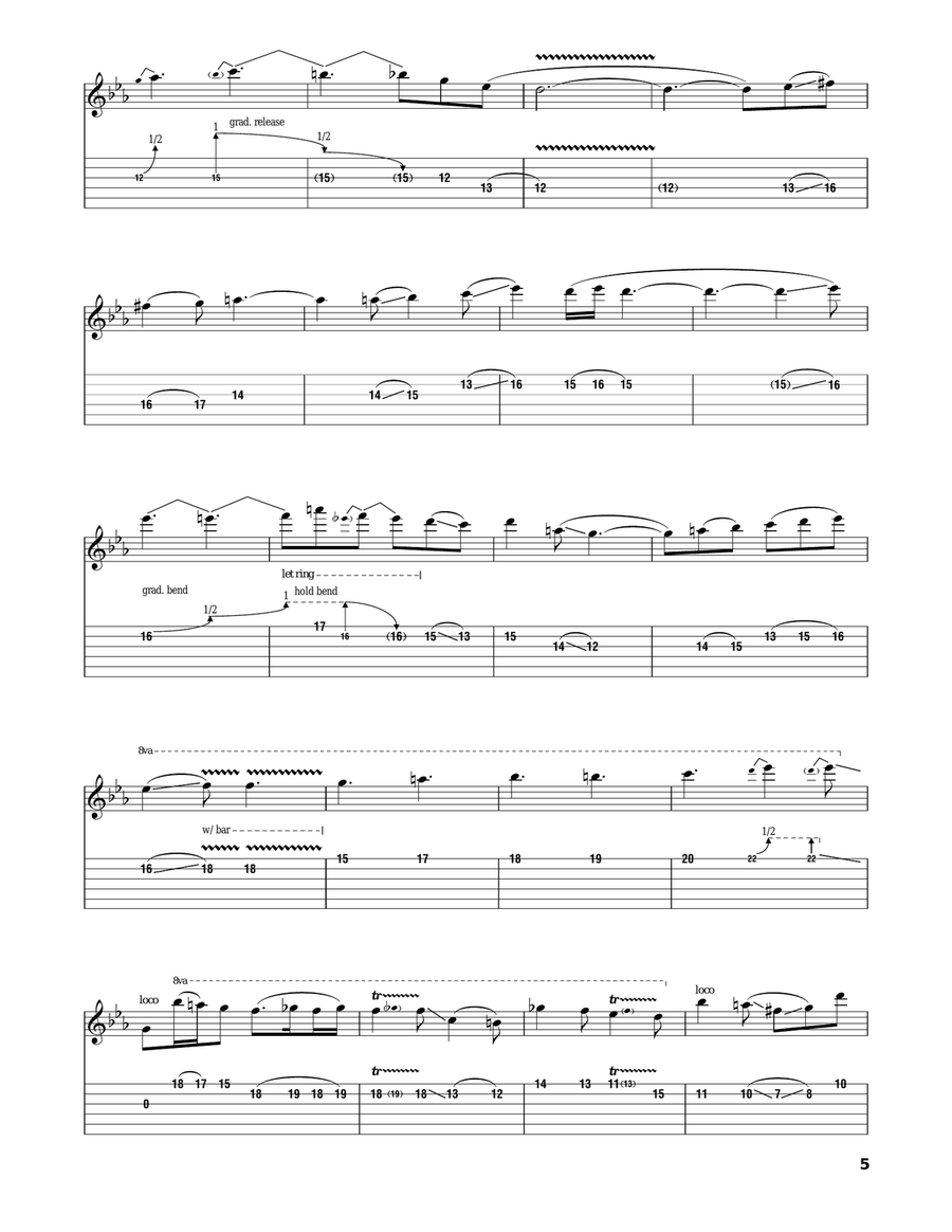 21st Century Schizoid Man Acoustic Guitar scores gallery preview page 5
