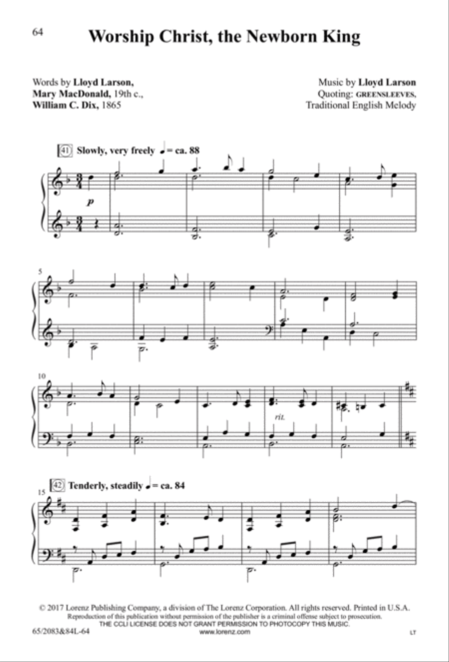 Sing Joy to All the World! - SATB Score with Performance CD 4-Part scores gallery preview page 15