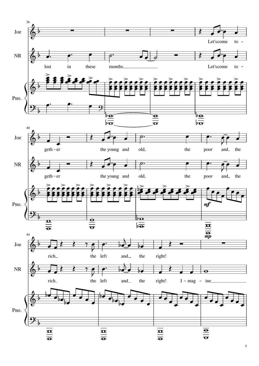 Breaking News Piano scores gallery preview page 5