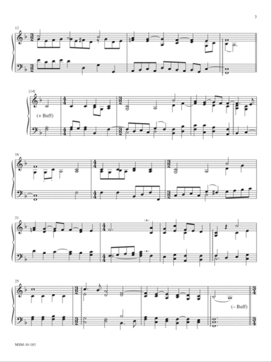 Variations on Es ist ein' Ros' Harpsichord scores gallery preview page 2