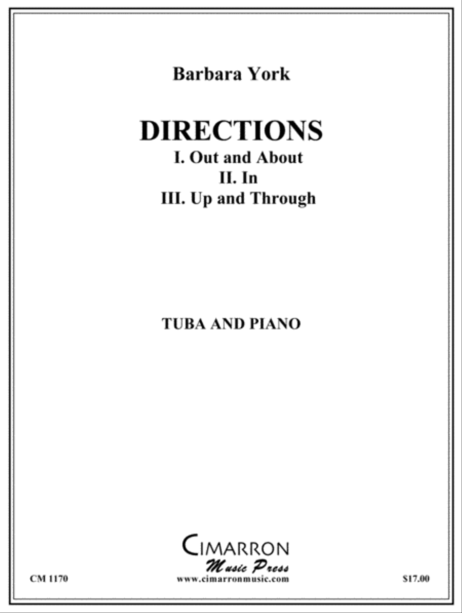 Directions Directions Tuba scores gallery preview page 1