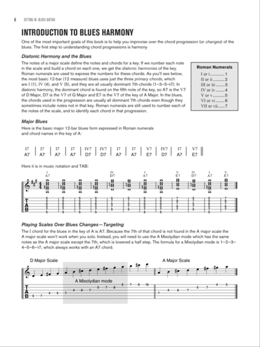 Sitting In -- Blues Guitar Electric Guitar scores gallery preview page 3