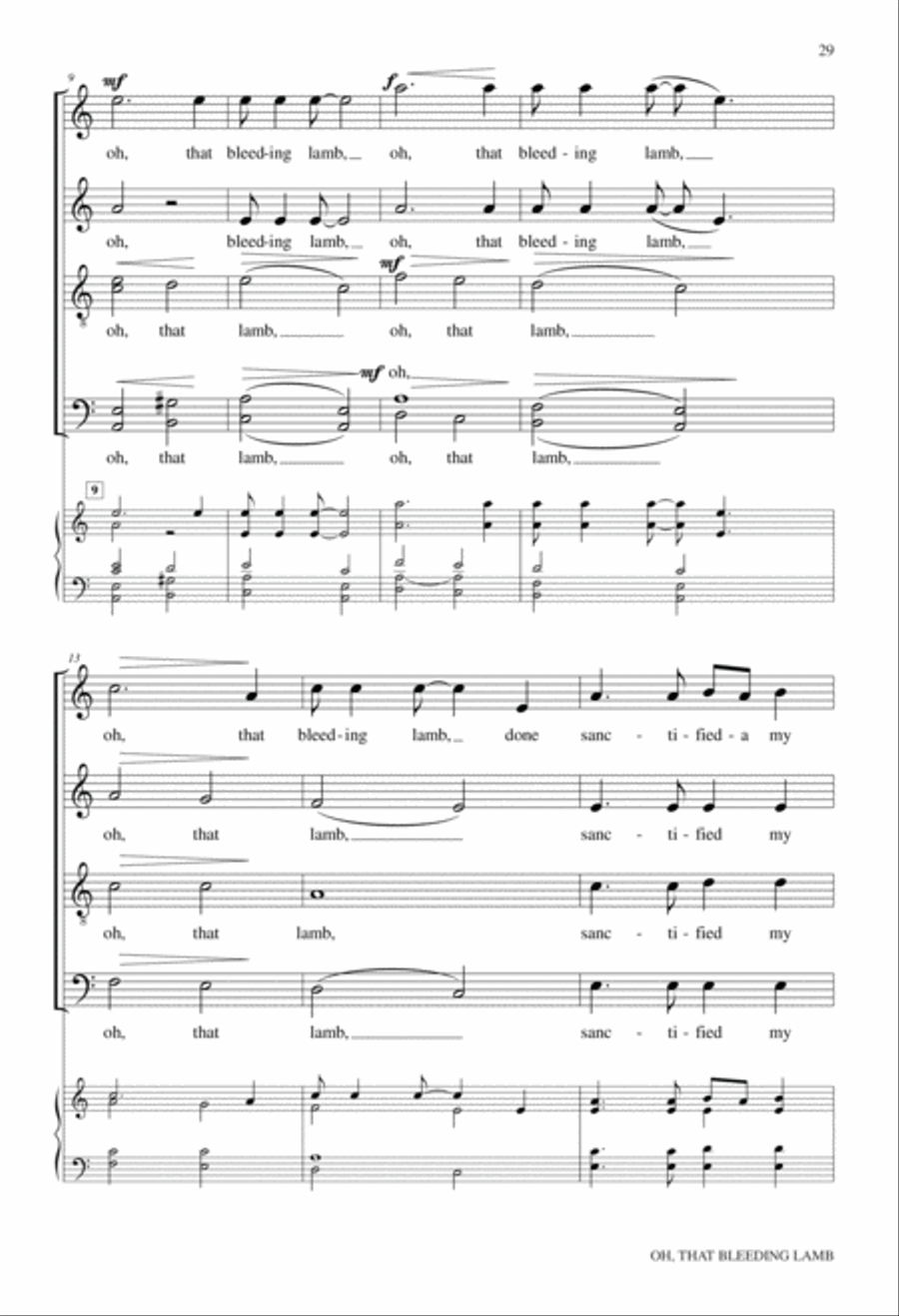 I Will Trust in the Lord 4-Part scores gallery preview page 9
