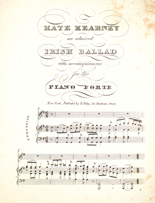 Kate Kearney. An Admired Irish Ballad