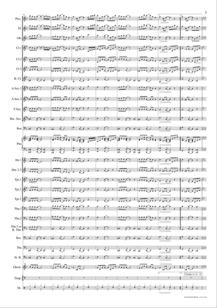 Jesus Born On This Day Concert Band scores gallery preview page 4