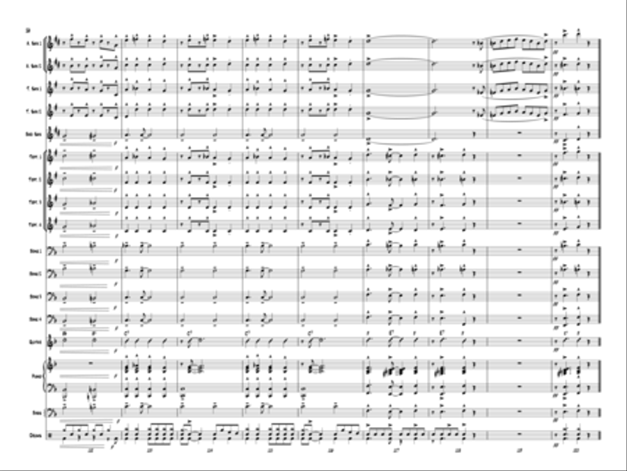 Trick Shot Jazz Ensemble scores gallery preview page 16