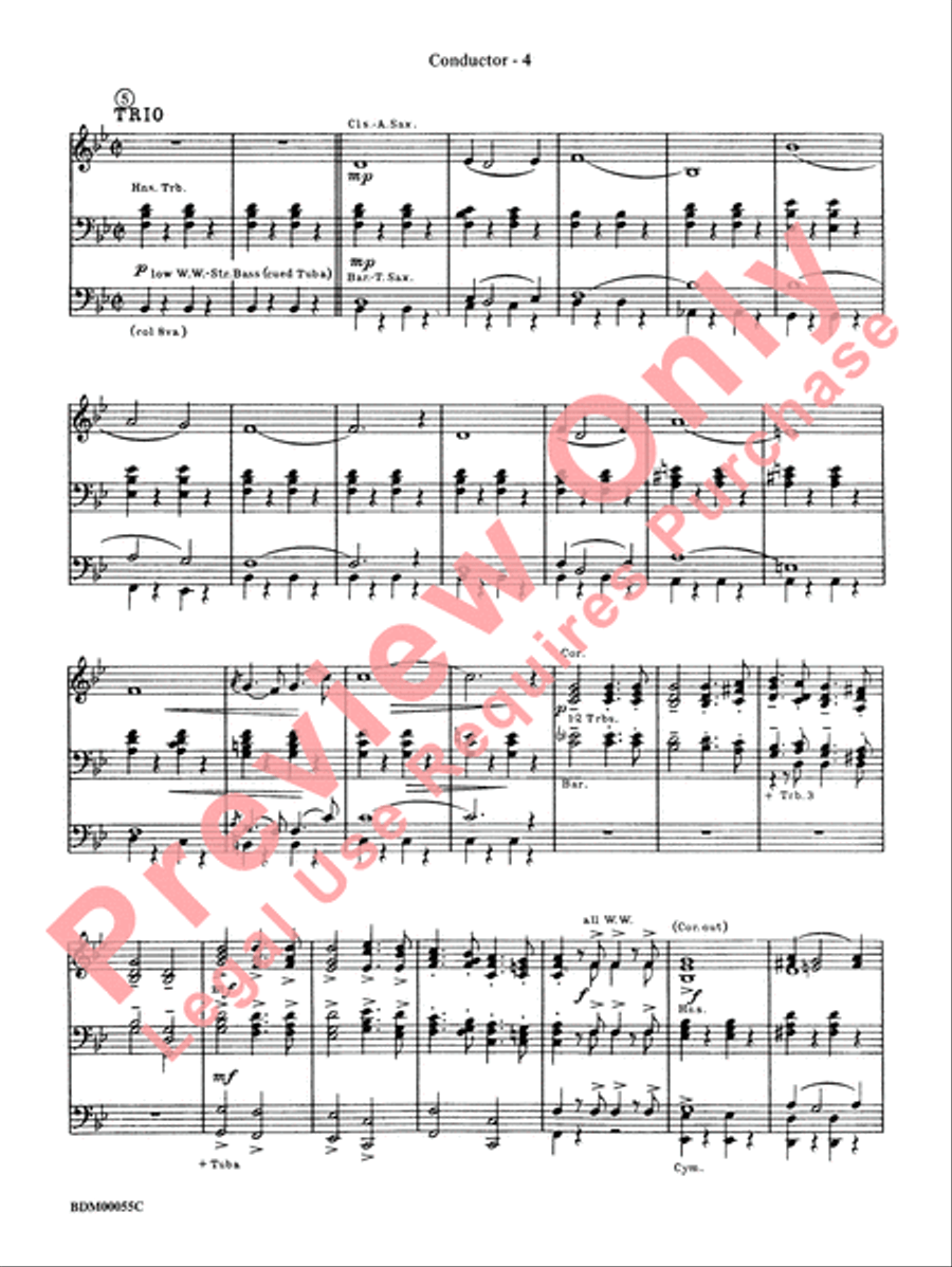 Proud Heritage Concert Band scores gallery preview page 6
