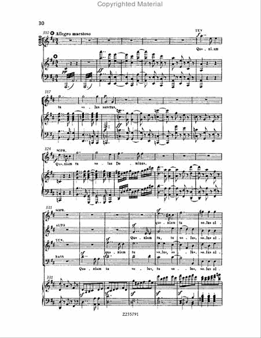 Missa Solemnis, Op.123 Choir scores gallery preview page 30