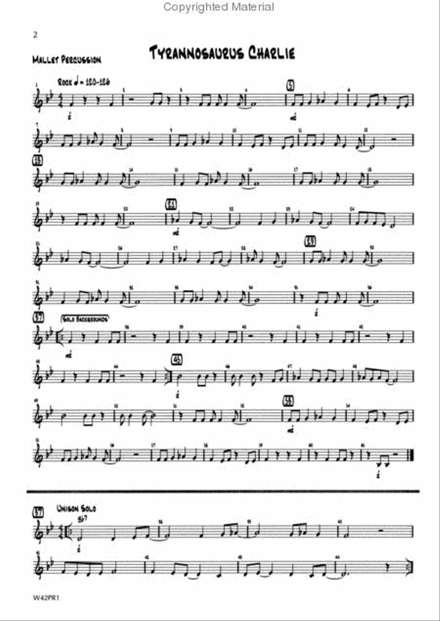 Standard of Excellence First Jazz Performance-Mallets/Auxiliary Percussion Concert Band scores gallery preview page 2
