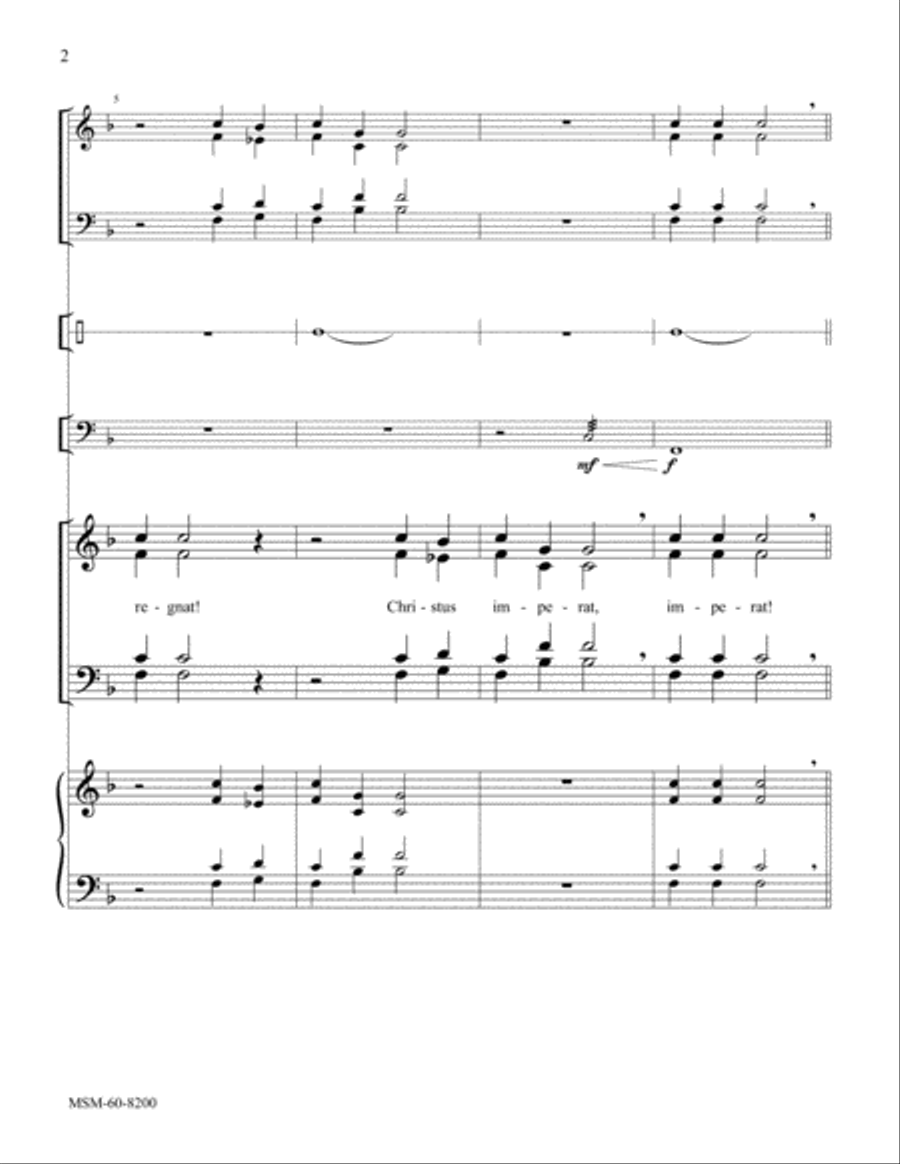 To Jesus Christ, Our Sovereign King Choir scores gallery preview page 2