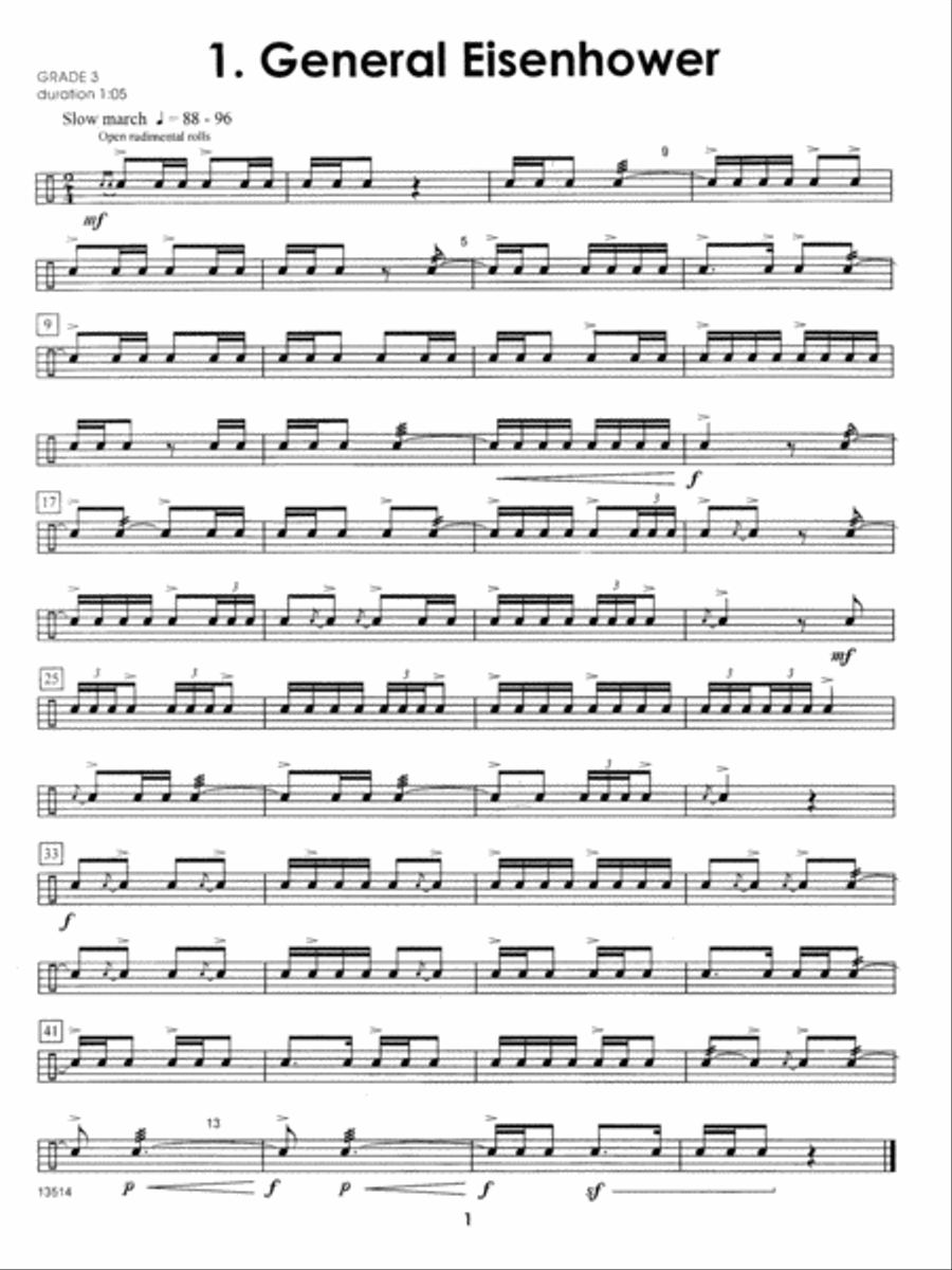 More Contest Solos For The Intermediate Snare Drummer Snare Drum scores gallery preview page 2
