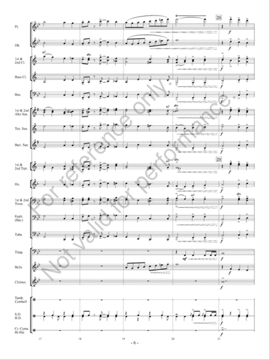 O Come All Ye Faithful O Come All Ye Faithful Concert Band scores gallery preview page 7
