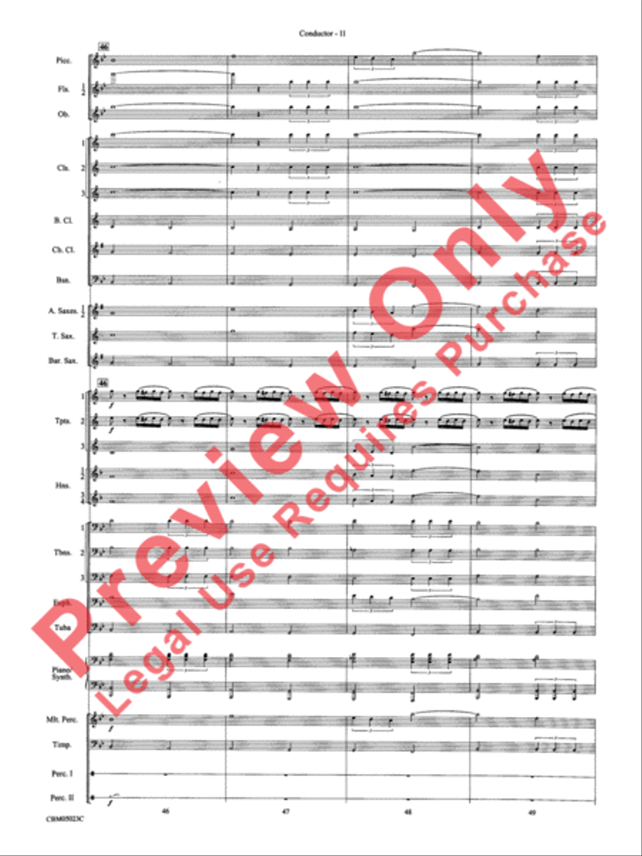 Symphonic Suite from Star Wars: Episode III Revenge of the Sith Concert Band scores gallery preview page 14