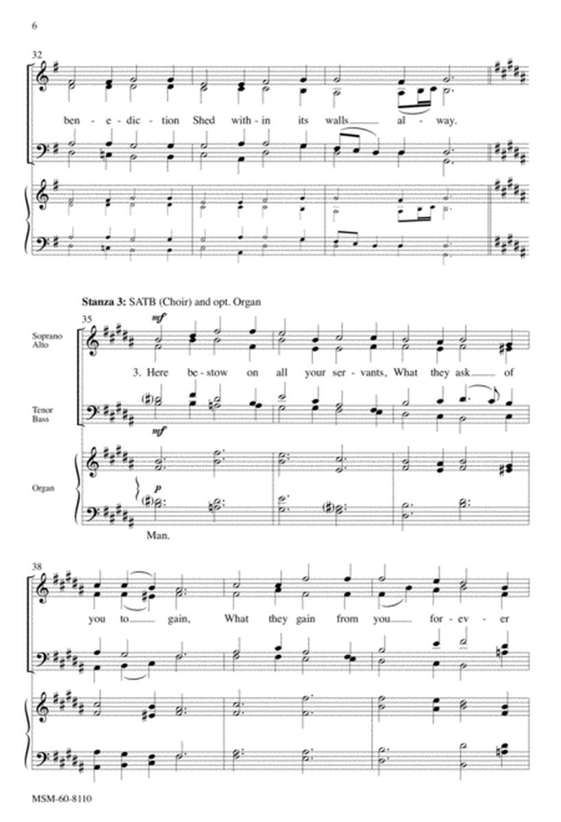 Christ Is Made the Sure Foundation (Downloadable Choral Score)