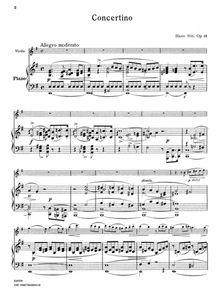 Concertino, Op. 31 in e minor