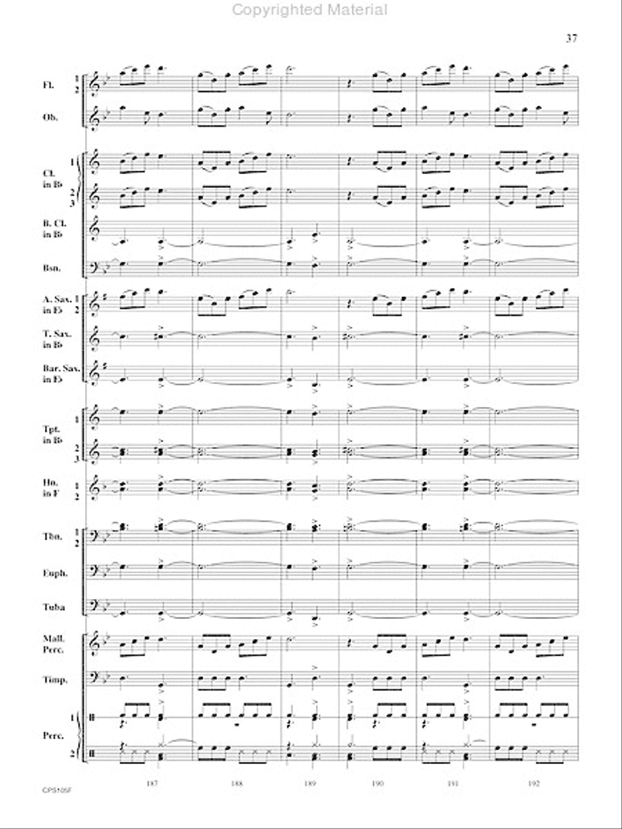 A Land Remembered A Land Remembered Concert Band scores gallery preview page 38
