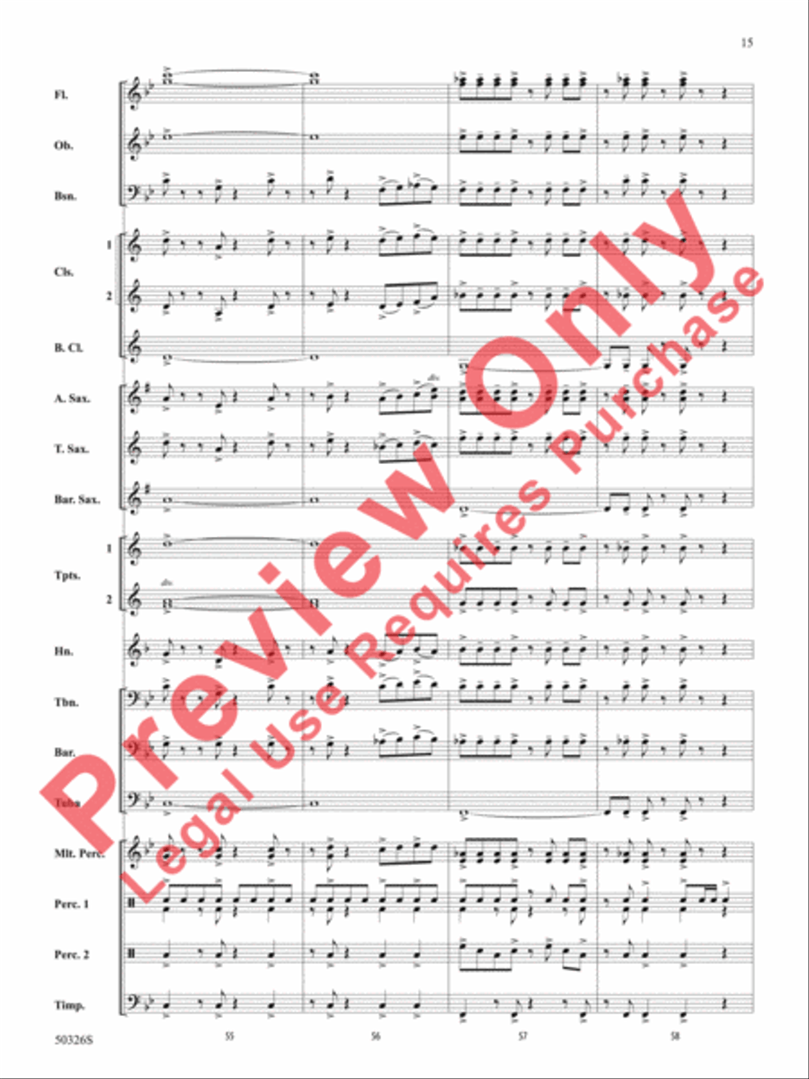 Intenso Concert Band scores gallery preview page 16
