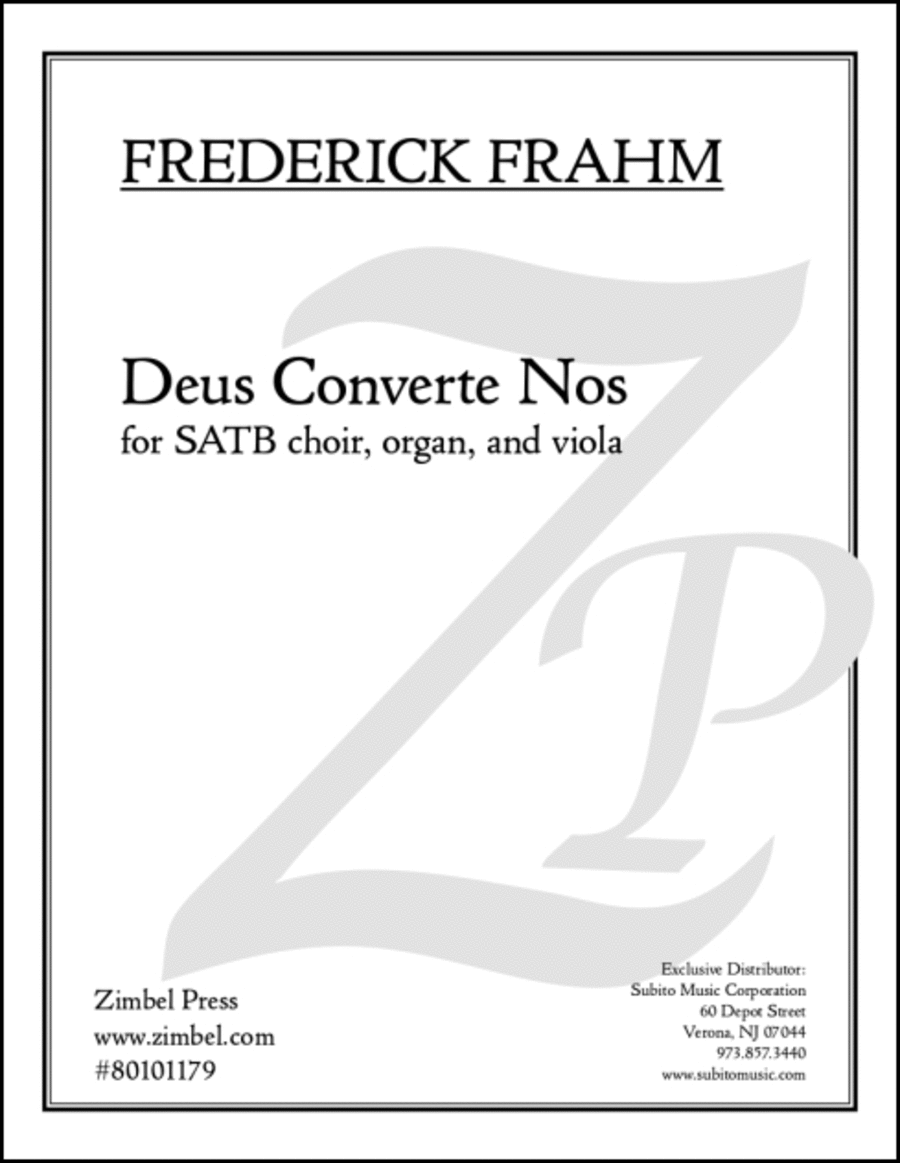 Deus Converte Nos 4-Part scores gallery preview page 1