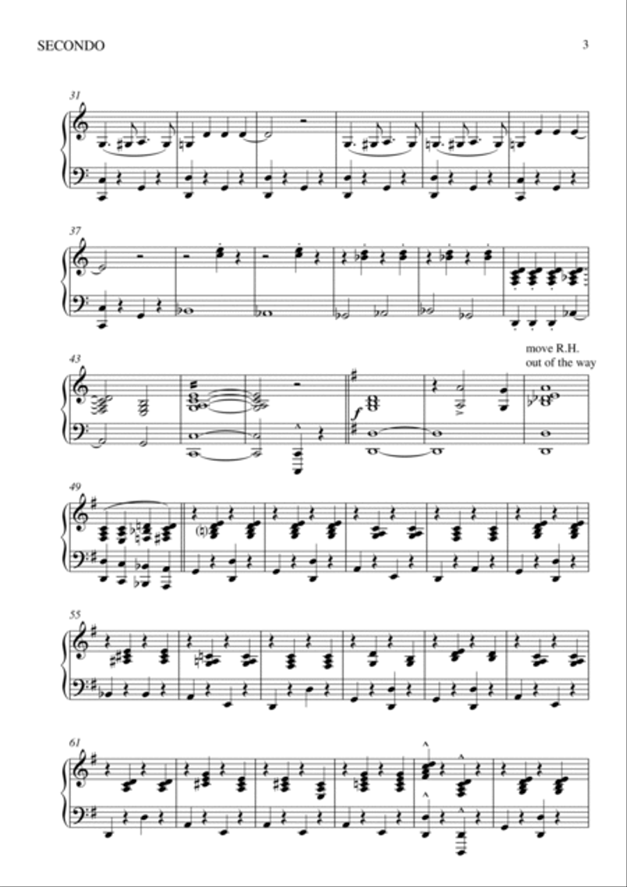 Looney Tunes Overture 1 Piano, 4-Hands scores gallery preview page 3