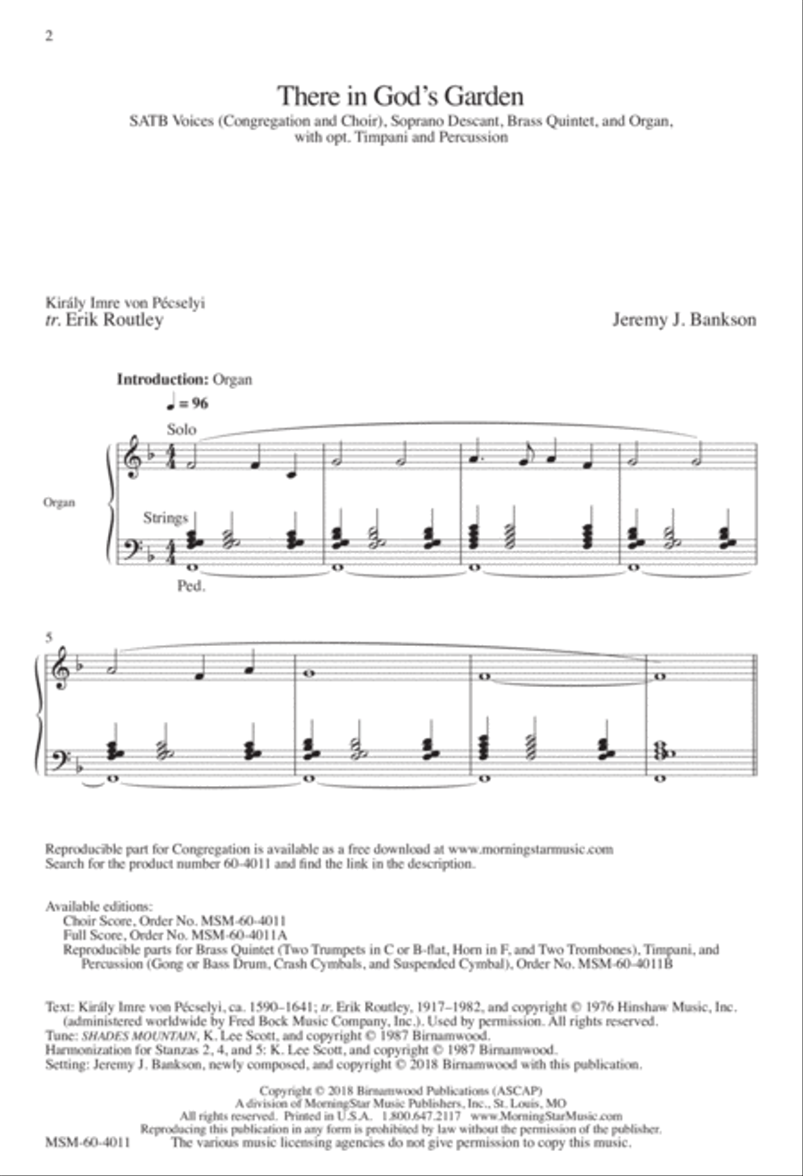 There in God's Garden 4-Part scores gallery preview page 2