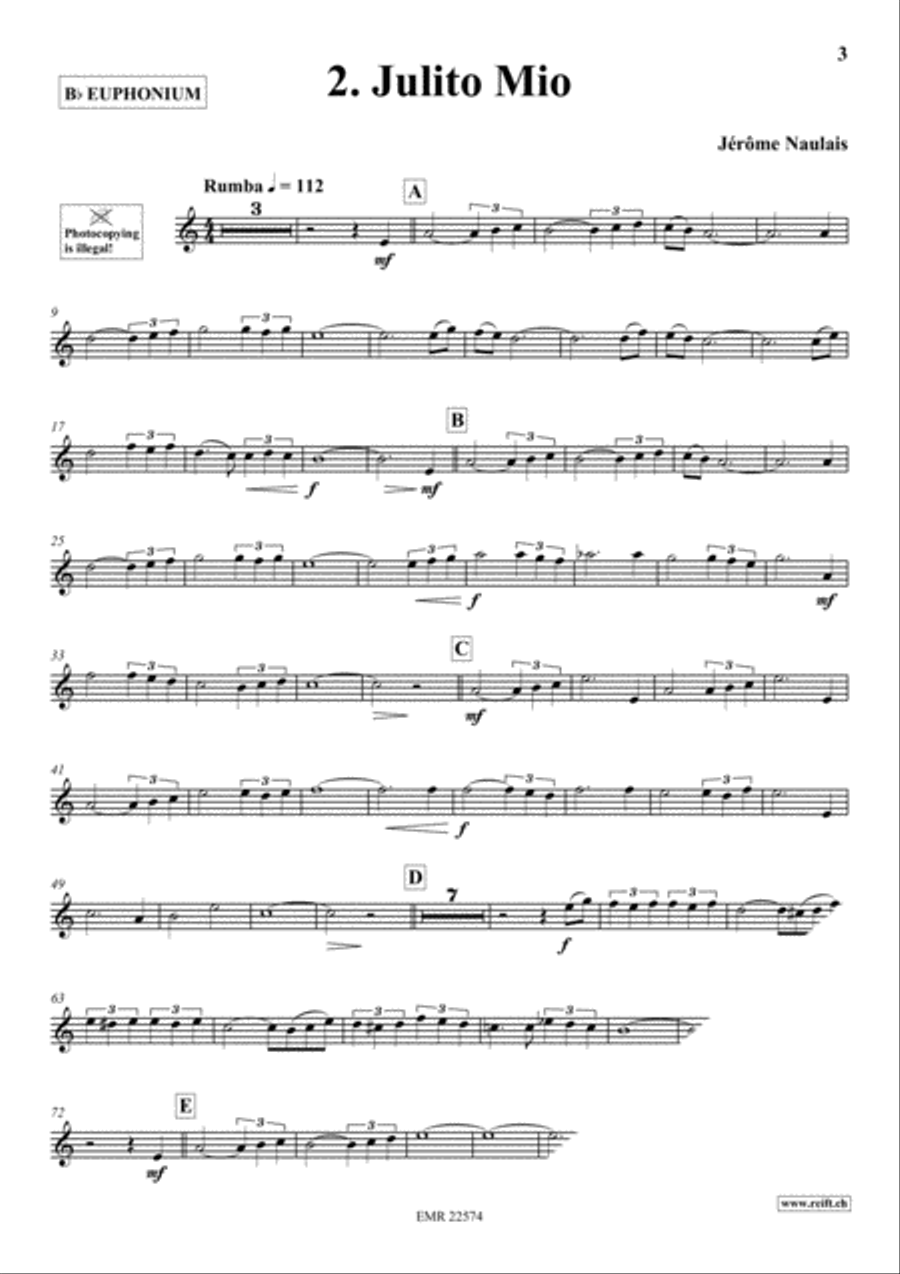 Play With Your Band Volume 3 Euphonium scores gallery preview page 4