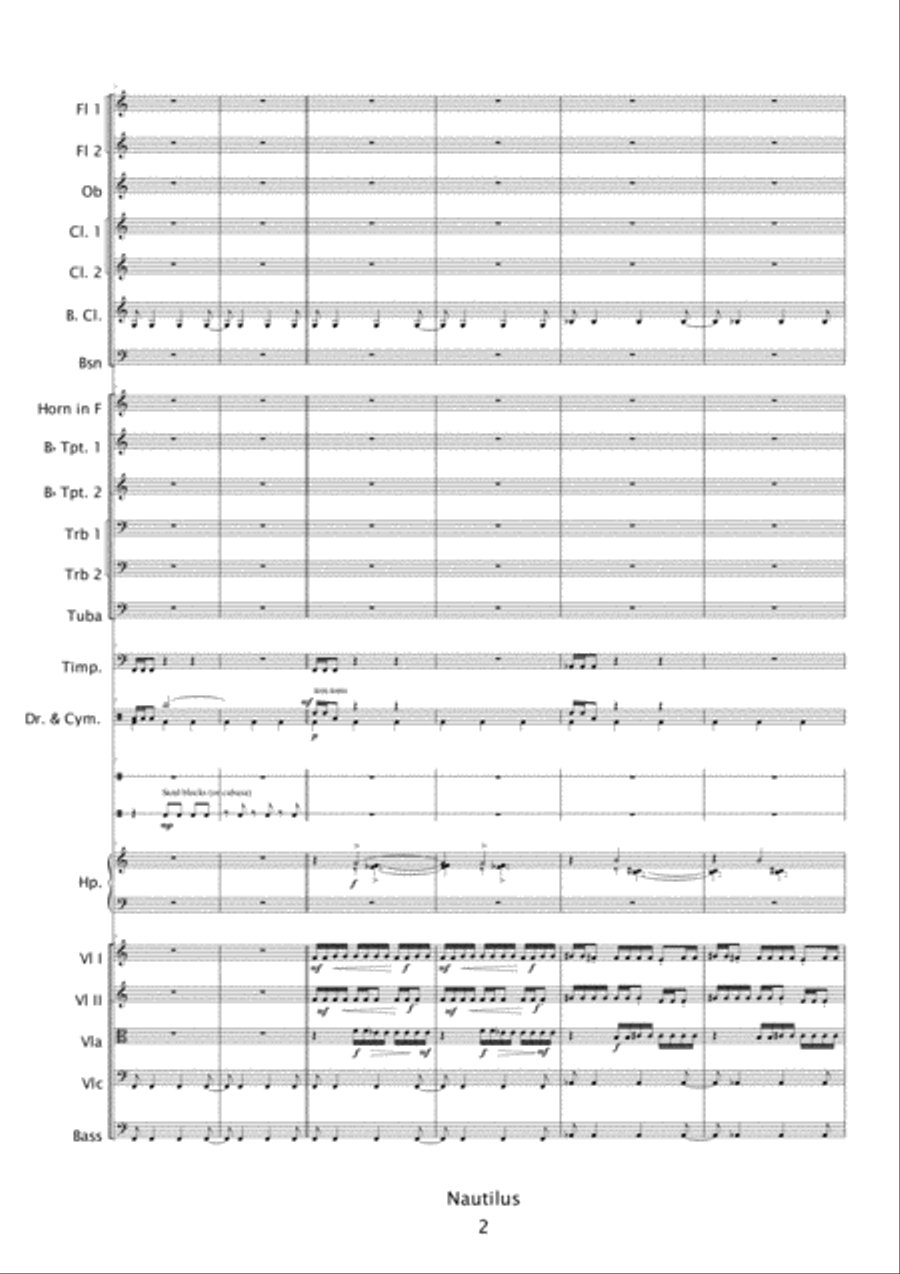 Nautilus Full Orchestra scores gallery preview page 2