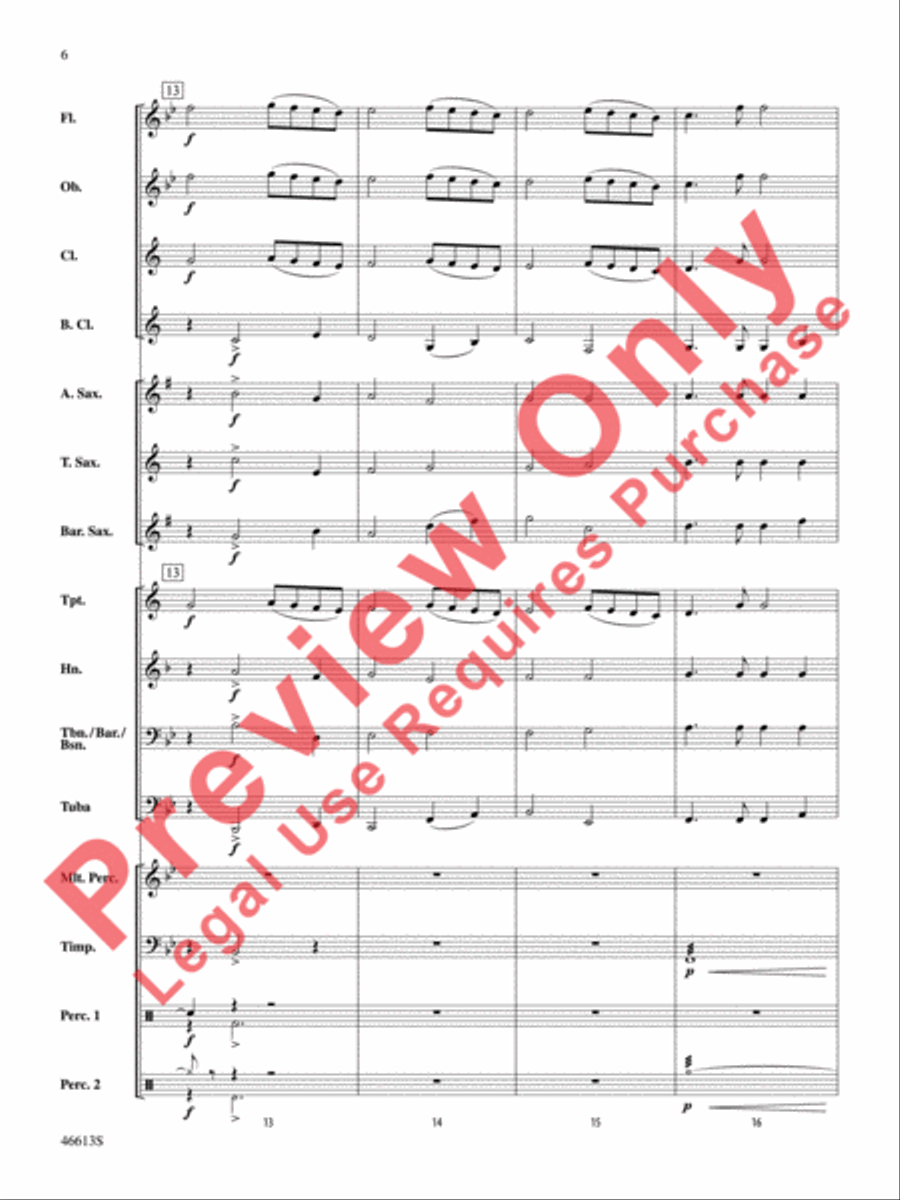 Joy! A Holiday Fanfare Joy! A Holiday Fanfare Concert Band scores gallery preview page 7