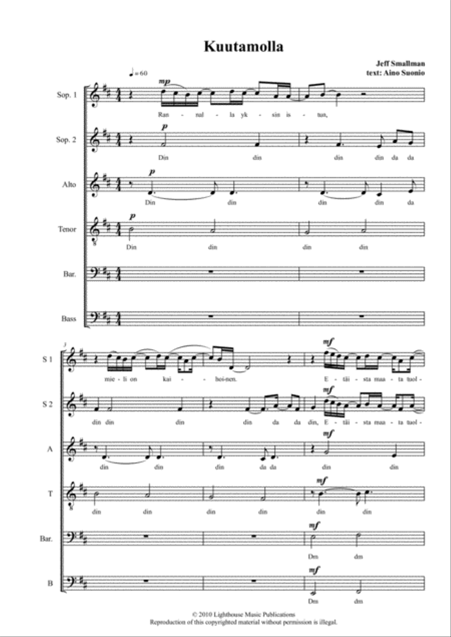 Kuutamolla Kuutamolla SSATBB scores gallery preview page 3