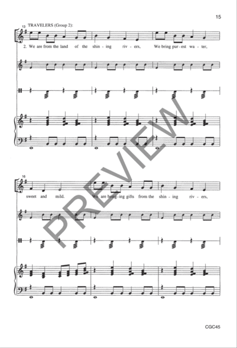 Why the Chimes Rang Preview Kit (Score & CD) Choir scores gallery preview page 12