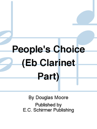 People's Choice (Eb Clarinet Part)