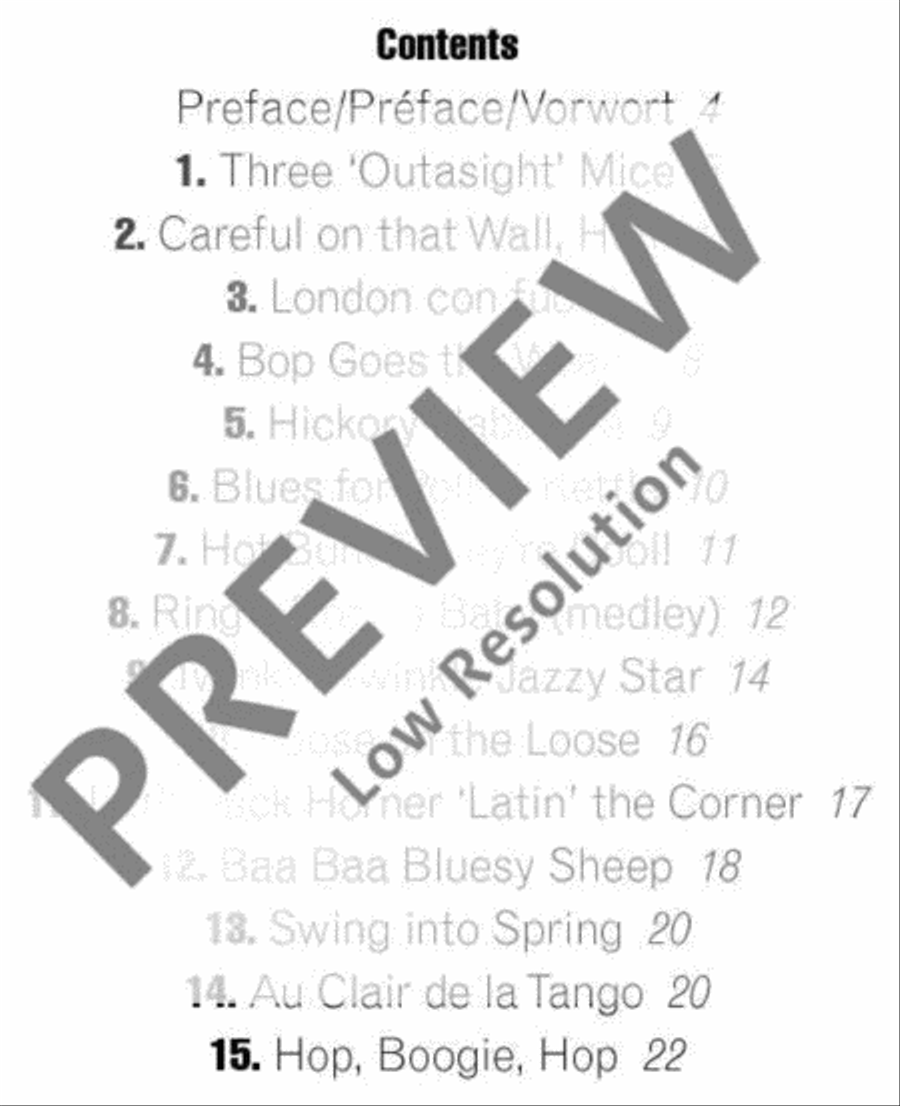 Twinkle, Twinkle Jazzy Star Piano Solo scores gallery preview page 4