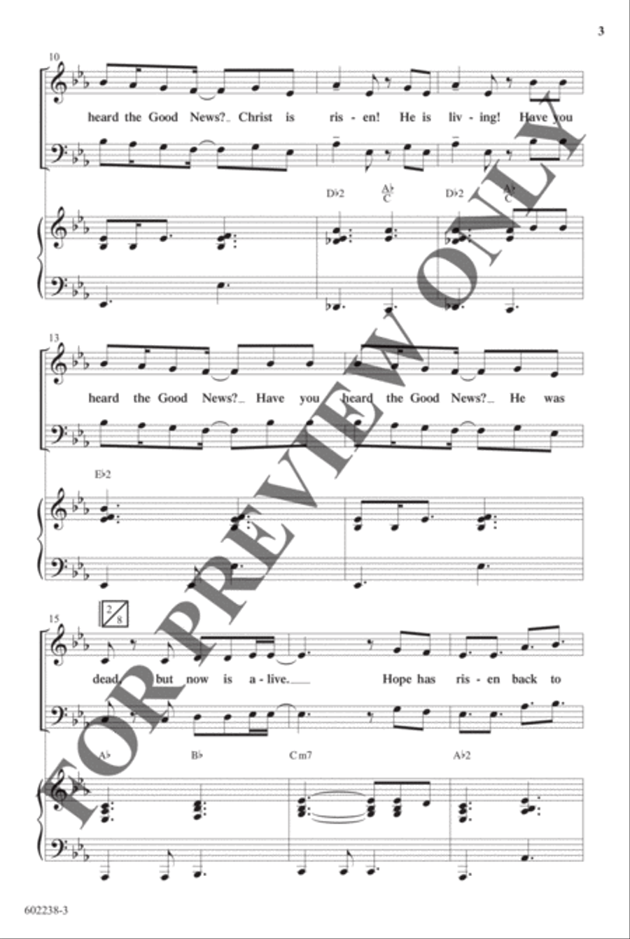 He Who Was Dead - Anthem He Who Was Dead - Anthem Choir scores gallery preview page 3