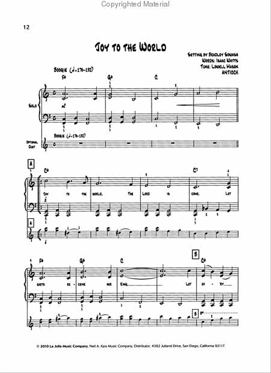 That's Jazz Christmas: Book One Piano Method scores gallery preview page 4