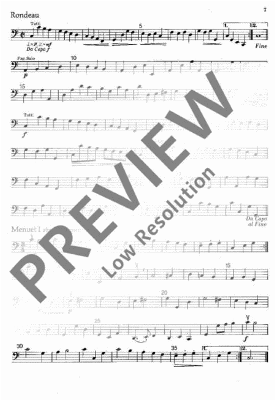 Ouverture à 7 Ouverture à 7 Basso Continuo scores gallery preview page 8