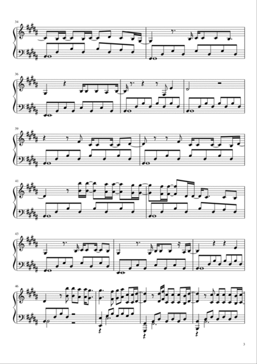 Lucky Stars Piano Solo scores gallery preview page 3