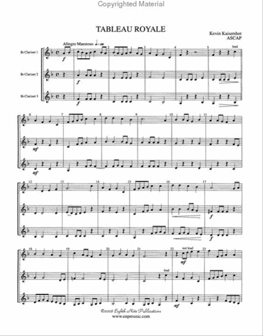 Tableau Royale Small Ensemble scores gallery preview page 2