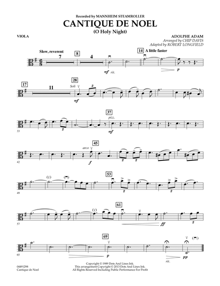 Cantique de Noel (O Holy Night) - Viola