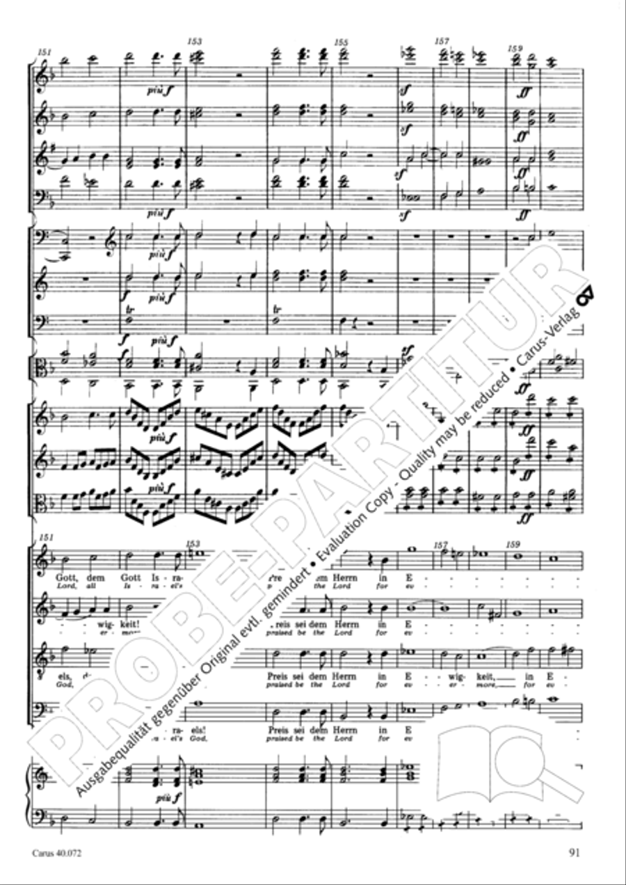 Psalm 42 Psalm 42 4-Part scores gallery preview page 91