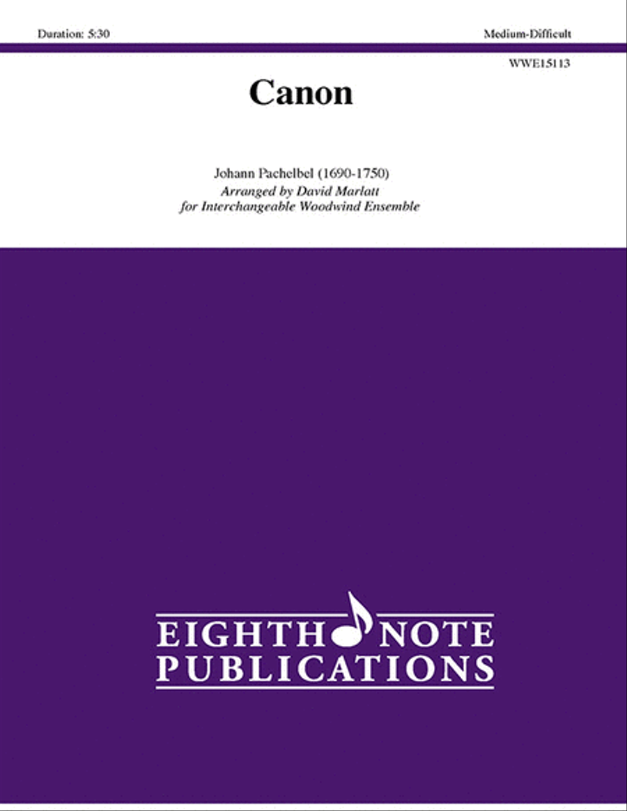 Canon Woodwind Ensemble scores gallery preview page 1