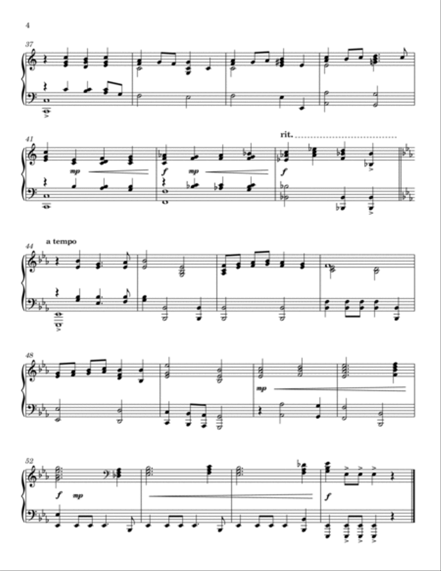 Thine Be the Glory | Piano Hymn Collection Volume 4 Piano Solo scores gallery preview page 5