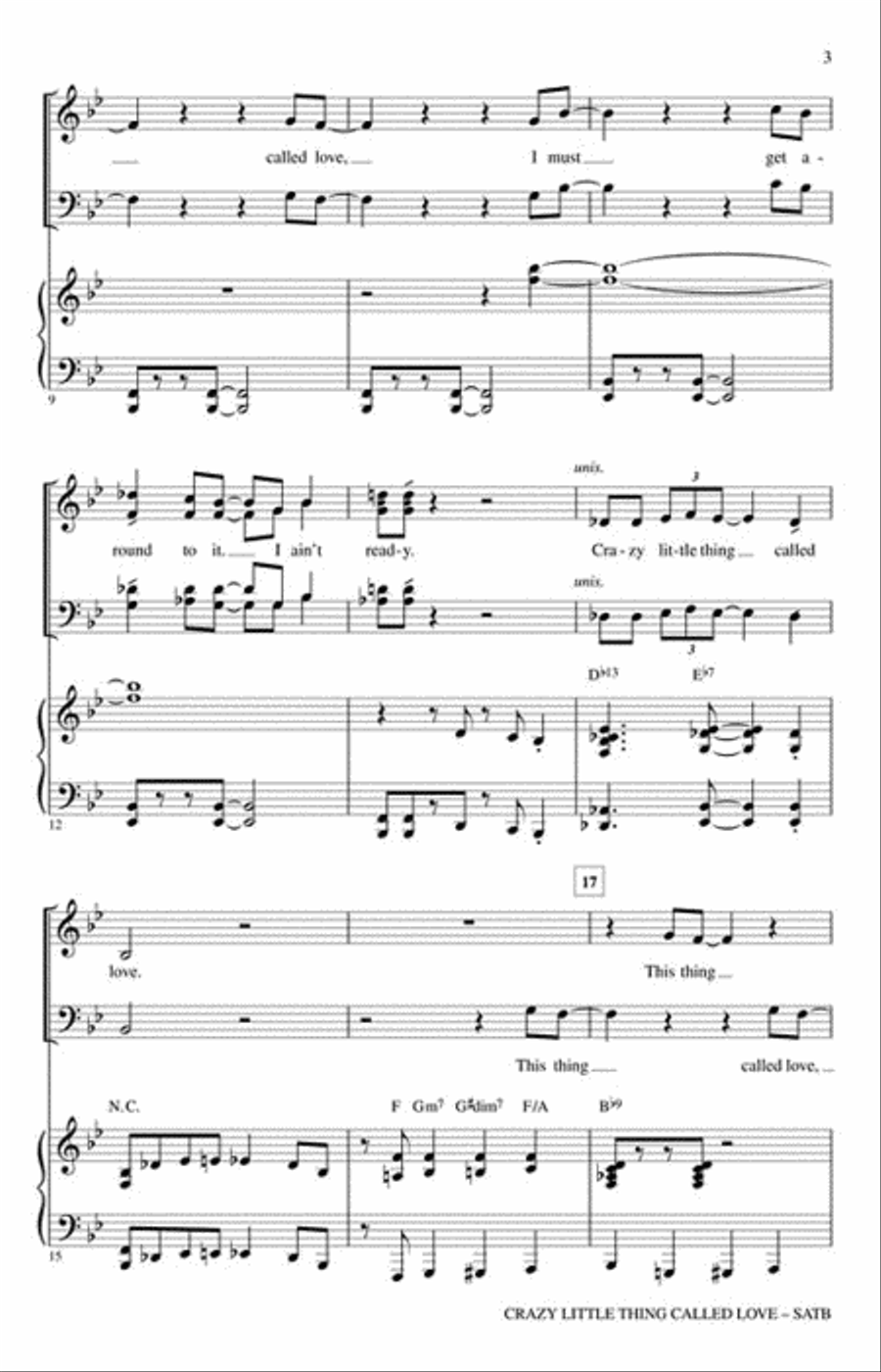 <br>Sheet music extract